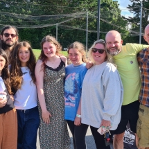 Maisie’s huge family join her to celebrate her results