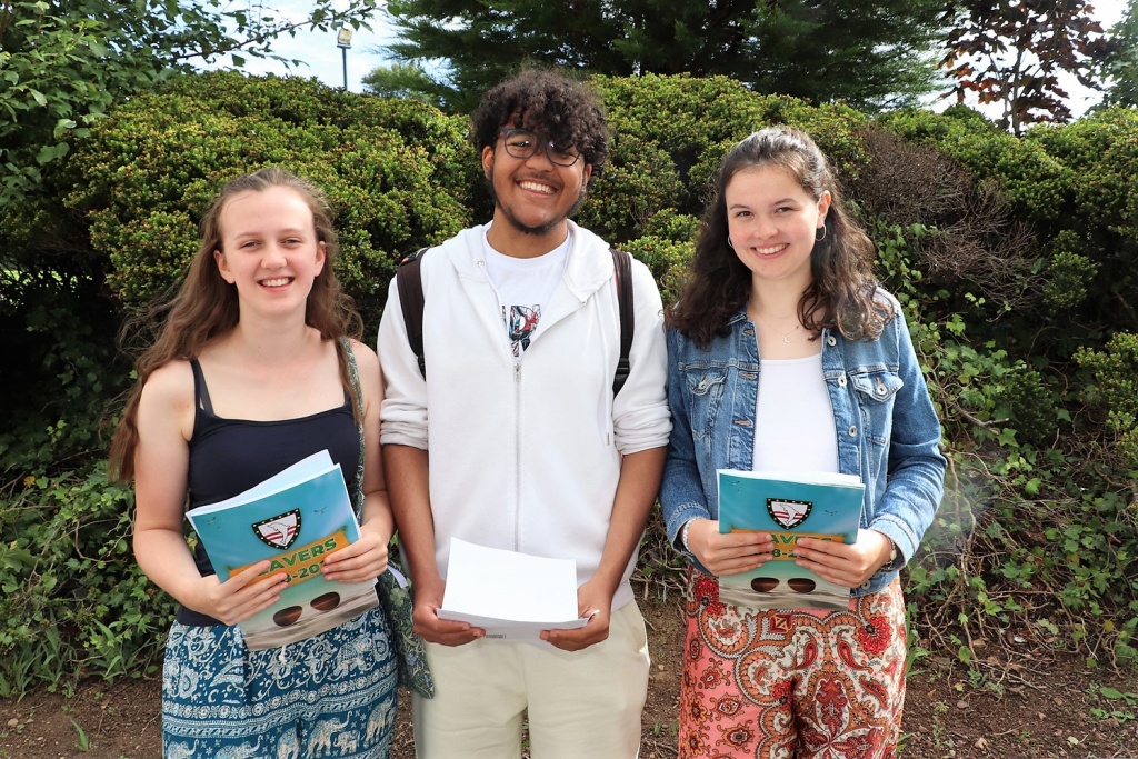 Emily, Zach and Lauren achieved 28 top grade GCSEs between them (equivalent to the old A or A*)