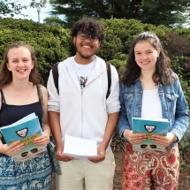 Emily, Zach and Lauren achieved 28 top grade GCSEs between them (equivalent to the old A or A*)