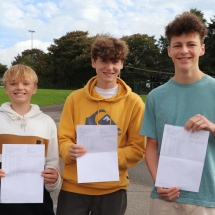 Richard Lander School students pleased with their results.